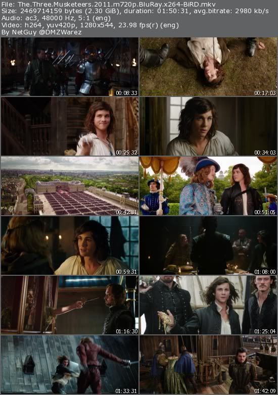 The Three Musketeers (2011) m720p BluRay x264-BiRD The Three Musketeers (2011) m720p BluRay x264-BiRD