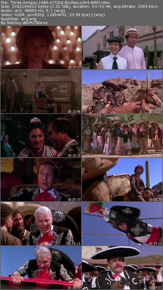 Three Amigos (1986) m720p BluRay x264-BiRD Three Amigos (1986) m720p BluRay x264-BiRD