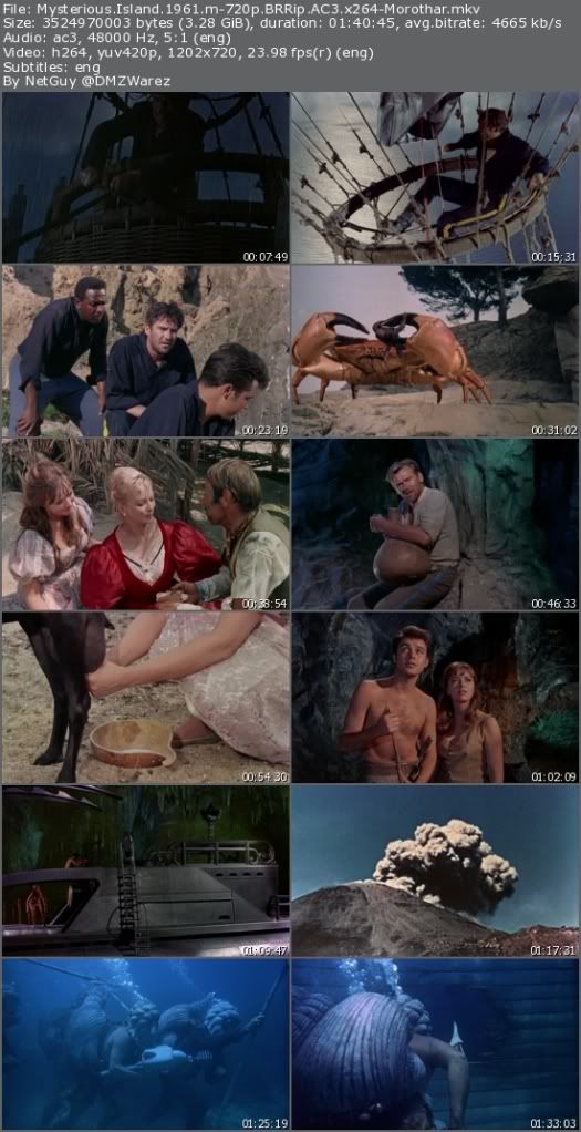 Mysterious Island (1961) m-720p BRRip AC3 x264-Morothar Mysterious Island (1961) m-720p BRRip AC3 x264-Morothar