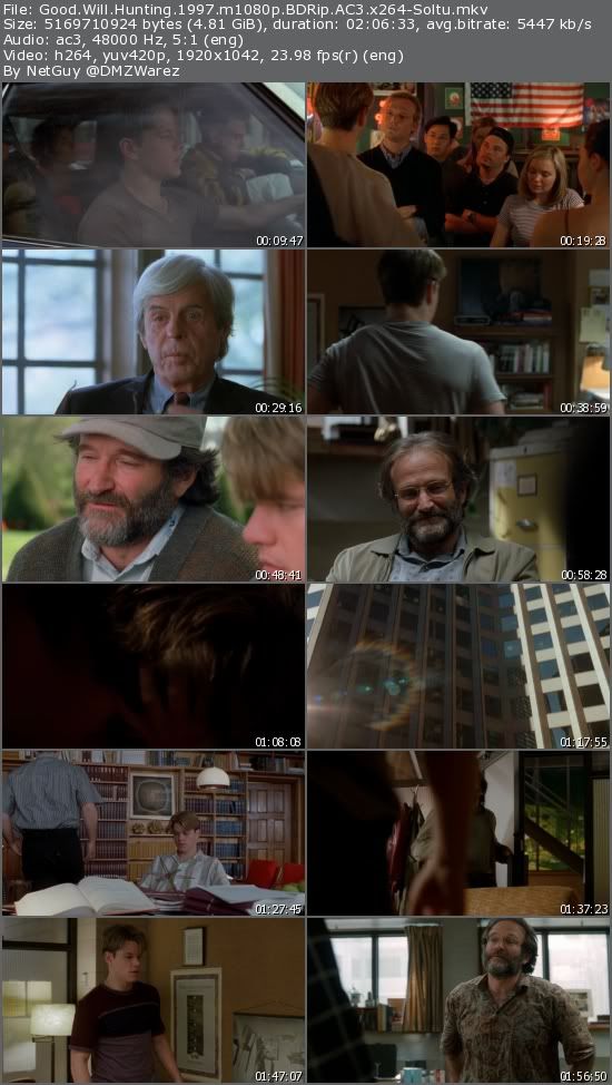 Good Will Hunting (1997) m1080p BDRip AC3 x264-Soltu Good Will Hunting (1997) m1080p BDRip AC3 x264-Soltu
