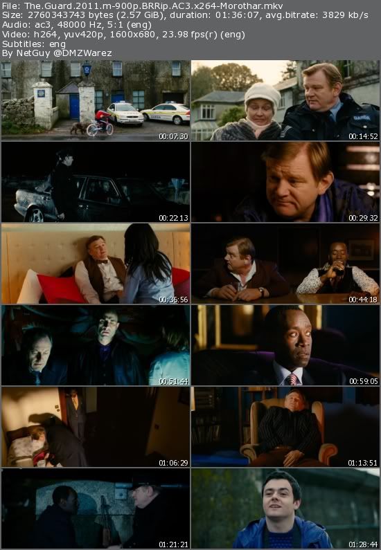 The Guard (2011) m-900p BRRip AC3 x264-Morothar The Guard (2011) m-900p BRRip AC3 x264-Morothar