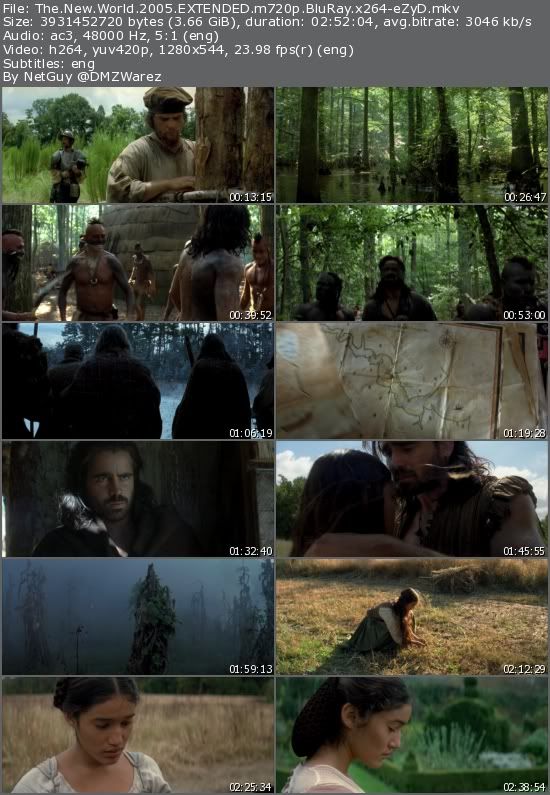 The New World (2005) EXTENDED m720p BluRay x264-eZyD The New World (2005) EXTENDED m720p BluRay x264-eZyD