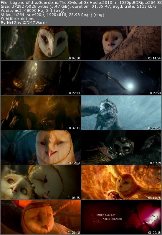 Legend of the Guardians: The Owls of Ga'Hoole (2010) m-1080p BDRip x264-SC4R Legend of the Guardians: The Owls of Ga'Hoole (2010) m-1080p BDRip x264-SC4R