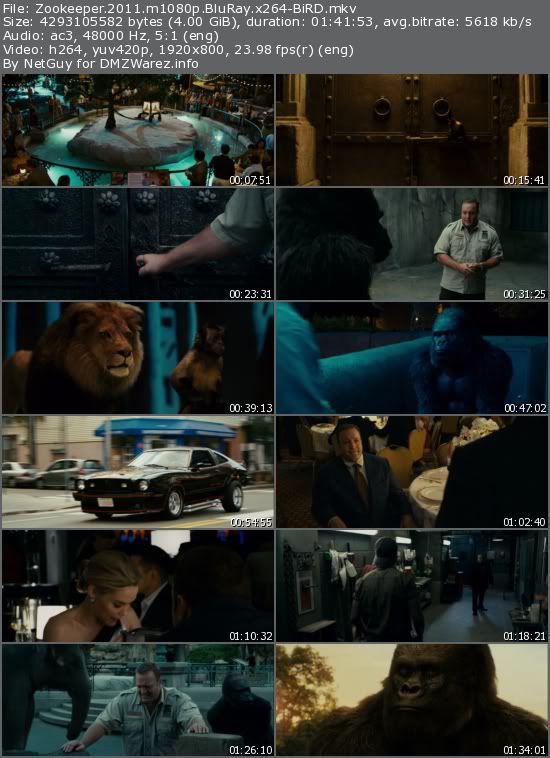 Zookeeper (2011) m1080p BluRay x264-BiRD Zookeeper (2011) m1080p BluRay x264-BiRD