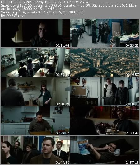 Hereafter (2010) 720p BluRay XviD AC3-DMZ Hereafter (2010) 720p BluRay XviD AC3-DMZ