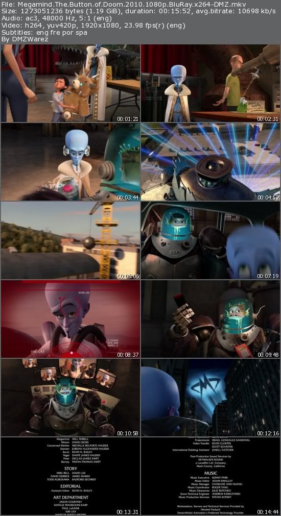 Megamind - The Button of Doom (2010) 1080p BluRay x264-DMZ Megamind - The Button of Doom (2010) 1080p BluRay x264-DMZ