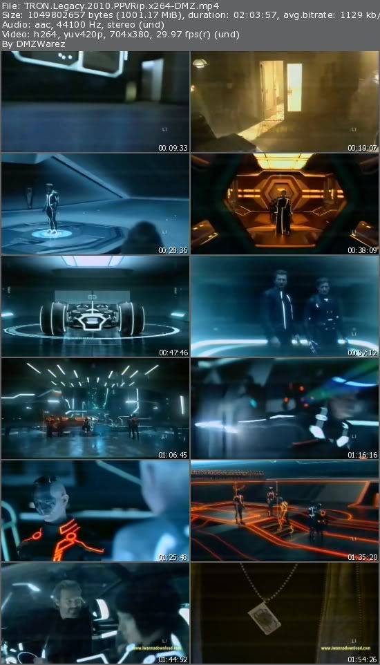 TRON Legacy (2010) PPVRip x264-DMZ TRON Legacy (2010) PPVRip x264-DMZ