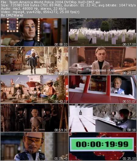 Team America World Police (2004) DVDRip XviD-DMZ Team America World Police (2004) DVDRip XviD-DMZ