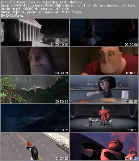 The Incredibles (2004) DVDRip XviD-DMZ The Incredibles (2004) DVDRip XviD-DMZ