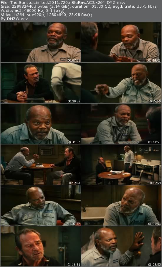 The Sunset Limited (2011) m720p BluRay AC3 x264-DMZ The Sunset Limited (2011) m720p BluRay AC3 x264-DMZ