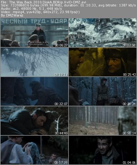 The Way Back (2010) BDRip XviD-DMZ The Way Back (2010) BDRip XviD-DMZ