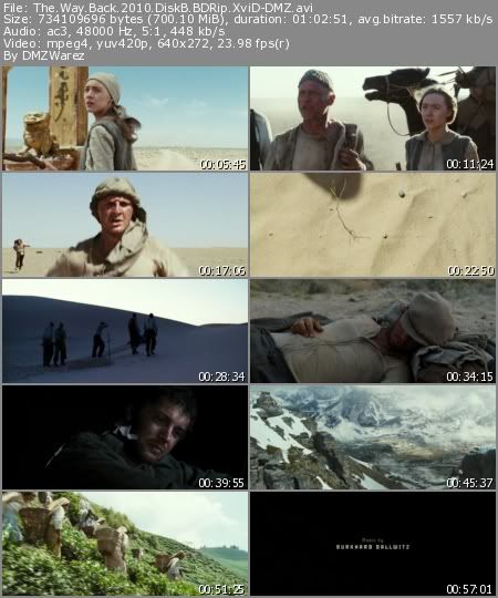 The Way Back (2010) BDRip XviD-DMZ The Way Back (2010) BDRip XviD-DMZ