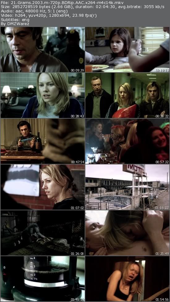21 Grams (2003) m-720p BDRip AAC x264-m4c14k 21 Grams (2003) m-720p BDRip AAC x264-m4c14k