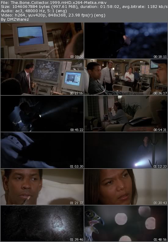 The Bone Collector (1999) mHD x264-Metka The Bone Collector (1999) mHD x264-Metka