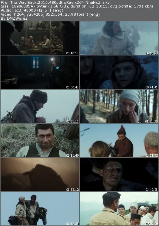 The Way Back (2010) 480p BluRay x264-NhaNc3 The Way Back (2010) 480p BluRay x264-NhaNc3