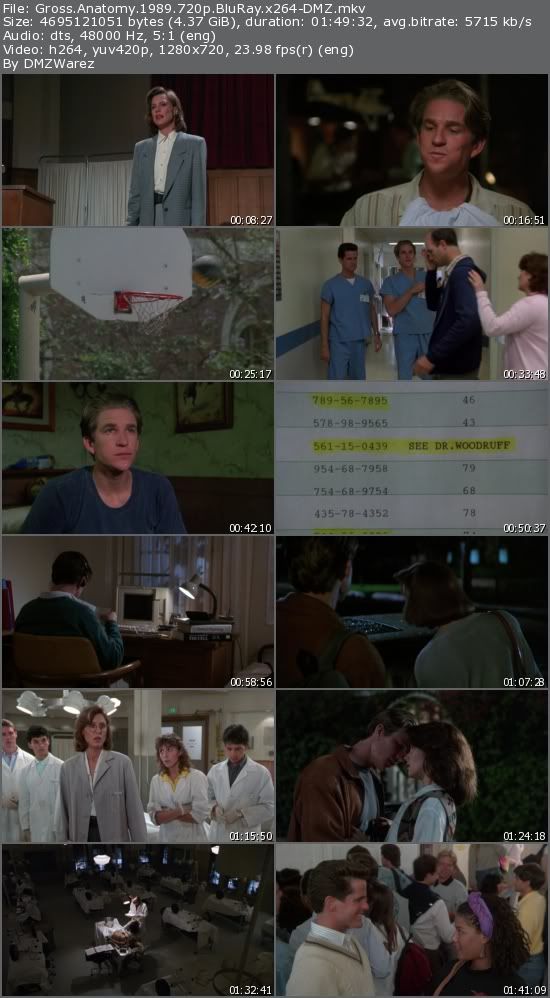 Gross Anatomy (1989) 720p BluRay x264-DMZ Gross Anatomy (1989) 720p BluRay x264-DMZ