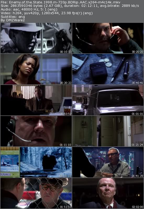 Enemy of the State (1998) m-720p BDRip AAC x264-m4c14k Enemy of the State (1998) m-720p BDRip AAC x264-m4c14k