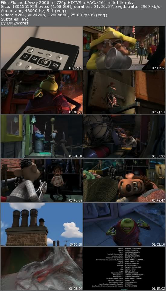 Flushed Away (2006) m-720p HDTVRip AAC x264-m4c14k Flushed Away (2006) m-720p HDTVRip AAC x264-m4c14k