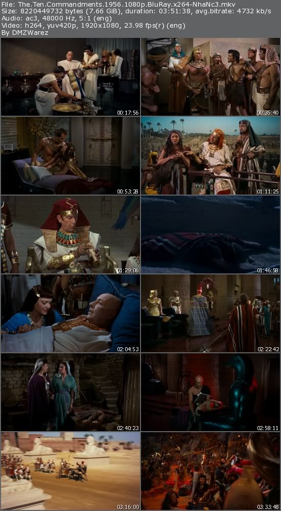 The Ten Commandments (1956) 1080p BluRay x264-NhaNc3 The Ten Commandments (1956) 1080p BluRay x264-NhaNc3