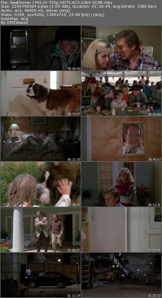 Beethoven (1992) m-720p HDTV AC3 x264-SC4R Beethoven (1992) m-720p HDTV AC3 x264-SC4R