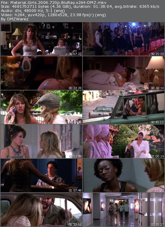 Material Girls (2006) 720p BluRay x264-DMZ Material Girls (2006) 720p BluRay x264-DMZ