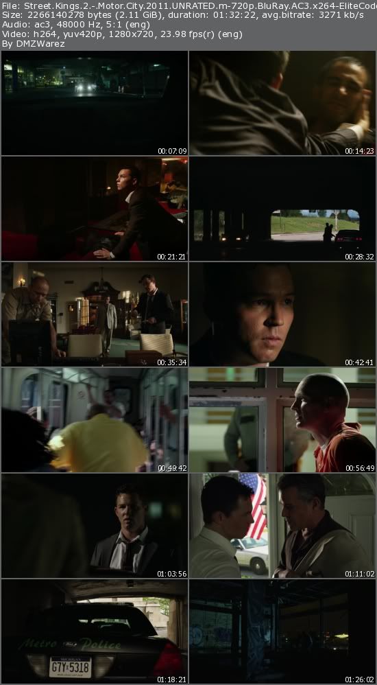Street Kings 2: Motor City (2011) UNRATED m-720p BluRay AC3 x264-EliteCoder Street Kings 2: Motor City (2011) UNRATED m-720p BluRay AC3 x264-EliteCoder