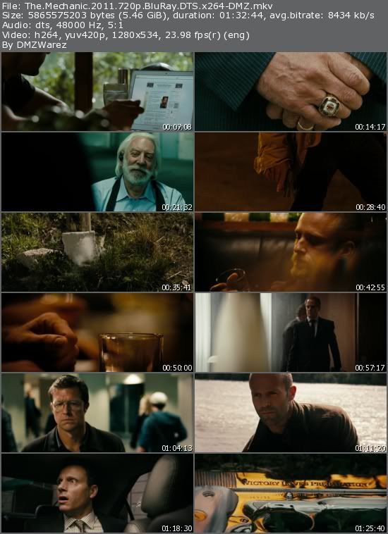 The Mechanic (2011) 720p BluRay DTS x264-DMZ The Mechanic (2011) 720p BluRay DTS x264-DMZ