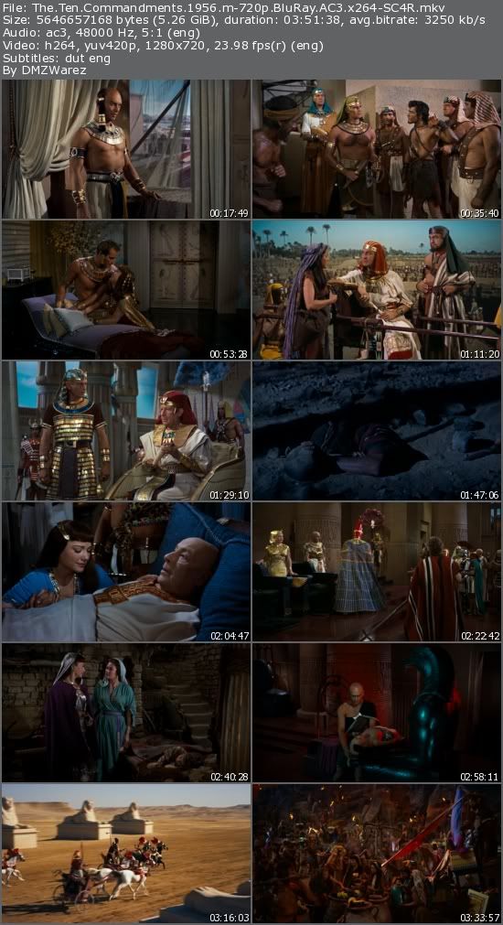 The Ten Commandments (1956) m-720p BluRay AC3 x264-SC4R The Ten Commandments (1956) m-720p BluRay AC3 x264-SC4R
