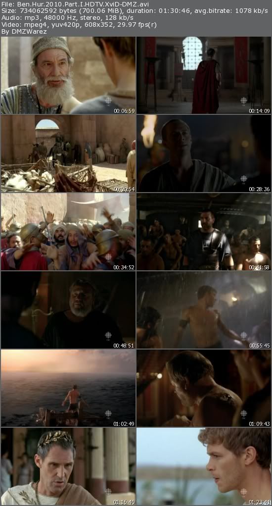 Ben Hur (2010) Part I-II HDTV XviD-DMZ Ben Hur (2010) Part I-II HDTV XviD-DMZ