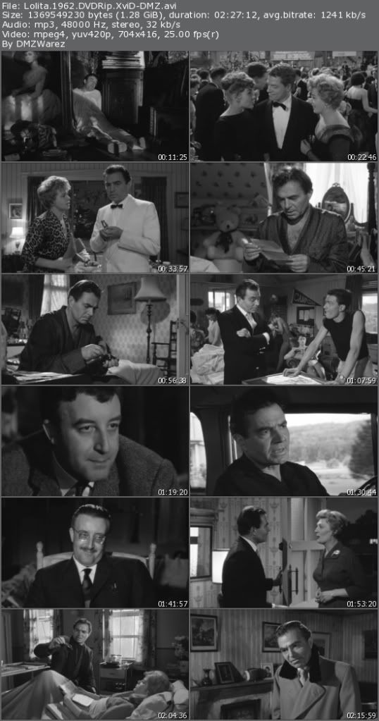 Lolita (1962) DVDRip XviD-DMZ Lolita (1962) DVDRip XviD-DMZ