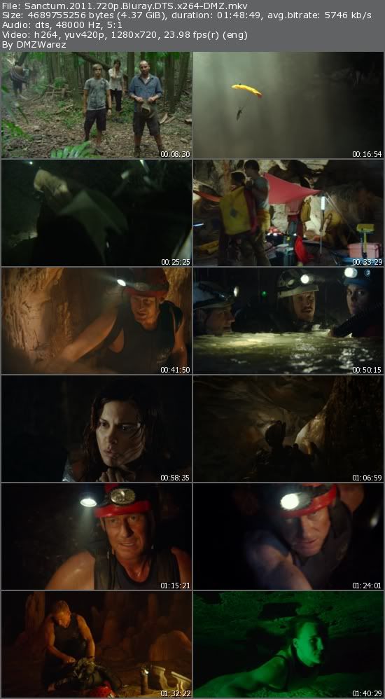 Sanctum (2011) 720p Bluray DTS x264-DMZ Sanctum (2011) 720p Bluray DTS x264-DMZ