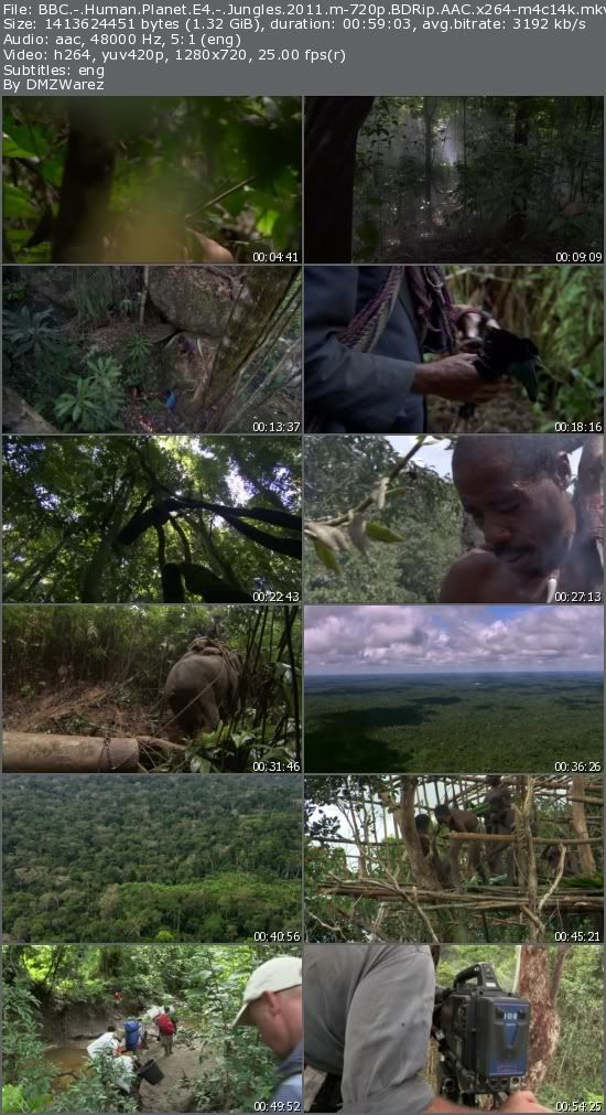 BBC - Human Planet E4 - Jungles (2011) m-720p BDRip AAC x264-m4c14k BBC - Human Planet E4 - Jungles (2011) m-720p BDRip AAC x264-m4c14k