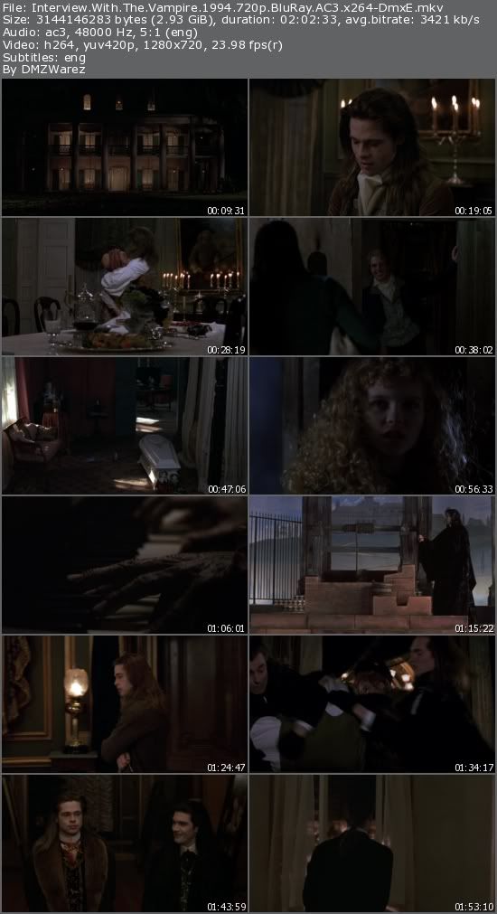 Interview With The Vampire (1994) 720p BluRay AC3 x264-DmxE Interview With The Vampire (1994) 720p BluRay AC3 x264-DmxE
