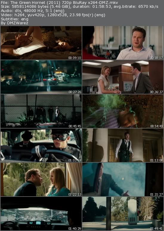 The Green Hornet (2011) 720p BluRay x264-DMZ The Green Hornet (2011) 720p BluRay x264-DMZ