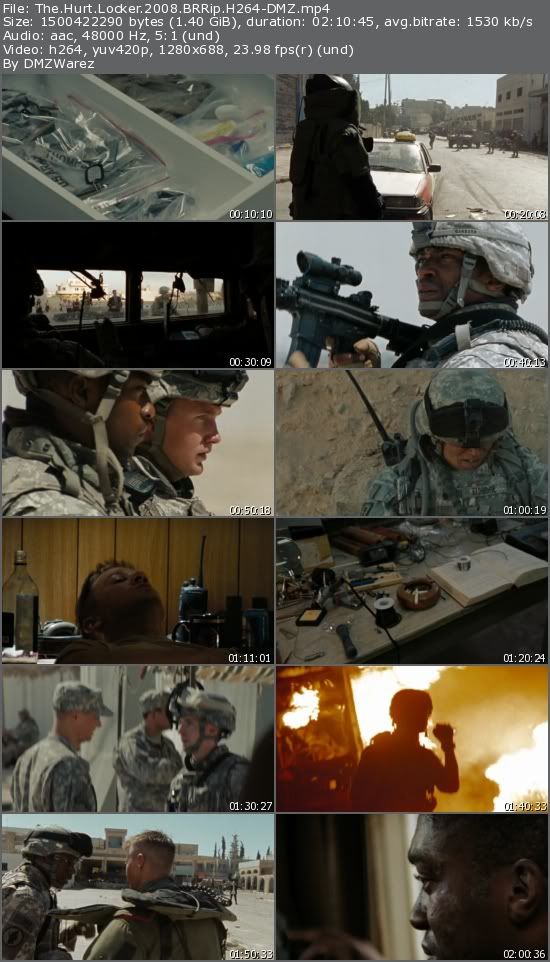 The Hurt Locker (2008) BRRip H264-DMZ The Hurt Locker (2008) BRRip H264-DMZ