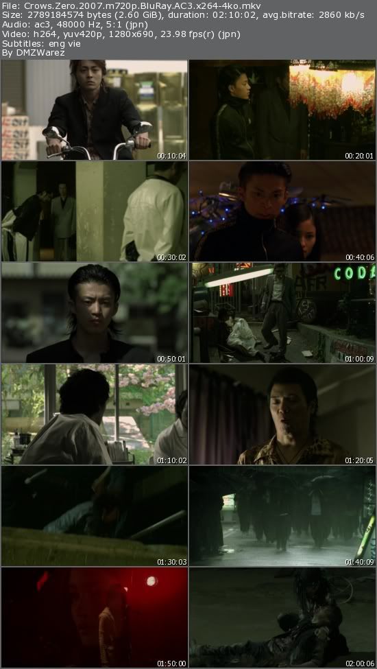 Crows Zero (2007) m720p BluRay AC3 x264-4ko Crows Zero (2007) m720p BluRay AC3 x264-4ko