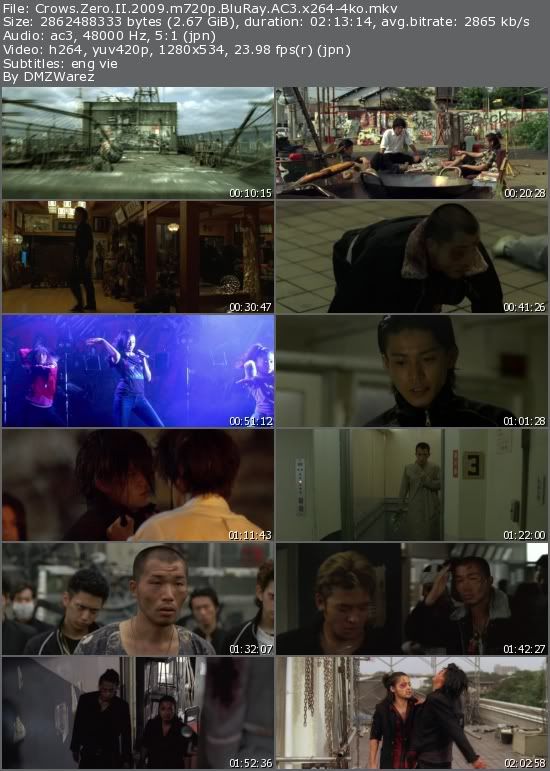 Crows Zero II (2009) m720p BluRay AC3 x264-4ko Crows Zero II (2009) m720p BluRay AC3 x264-4ko