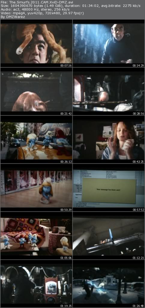 The Smurfs (2011) CAM XviD-DMZ The Smurfs (2011) CAM XviD-DMZ