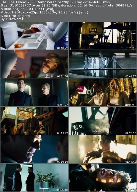 The Island (2005) Remastered m720p BluRay x264-PRiME The Island (2005) Remastered m720p BluRay x264-PRiME