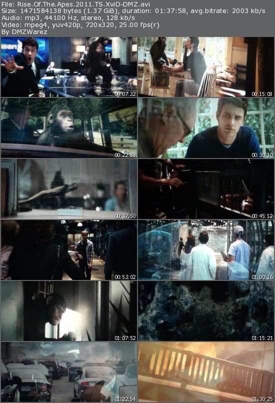 Rise of the Planet of the Apes (2011) TS XviD-DMZ Rise of the Planet of the Apes (2011) TS XviD-DMZ