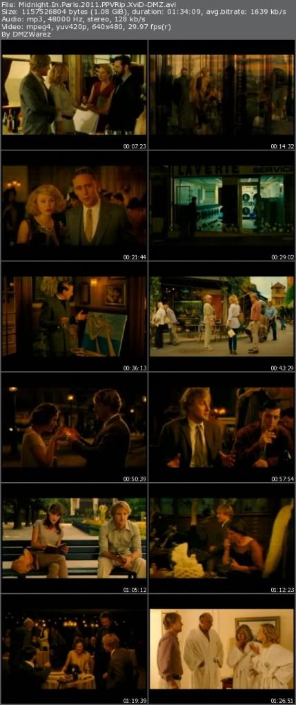 Midnight In Paris (2011) PPVRip XviD-DMZ Midnight In Paris (2011) PPVRip XviD-DMZ