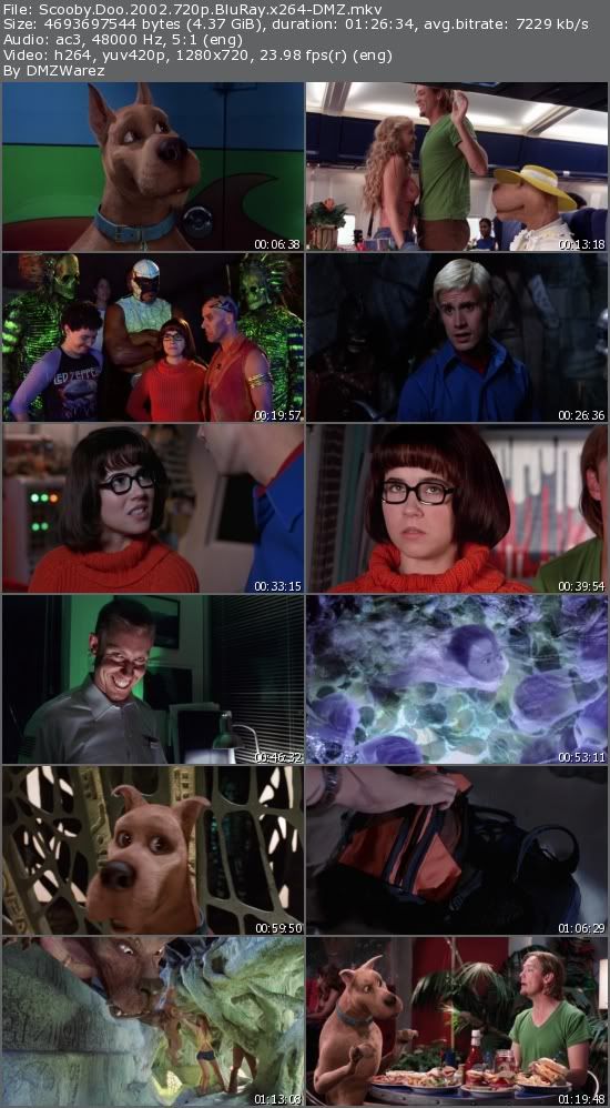 Scooby-Doo (2002) 720p BluRay x264-DMZ Scooby-Doo (2002) 720p BluRay x264-DMZ
