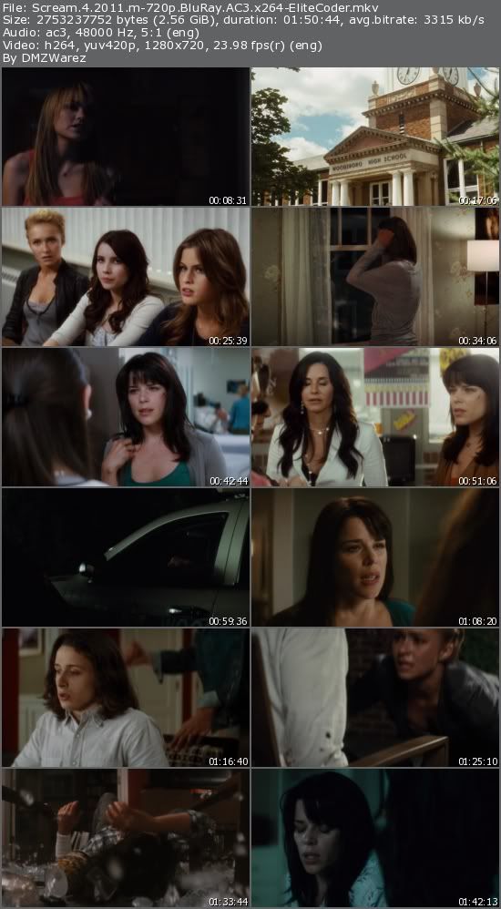 Scream 4 (2011) m-720p BluRay AC3 x264-EliteCoder Scream 4 (2011) m-720p BluRay AC3 x264-EliteCoder