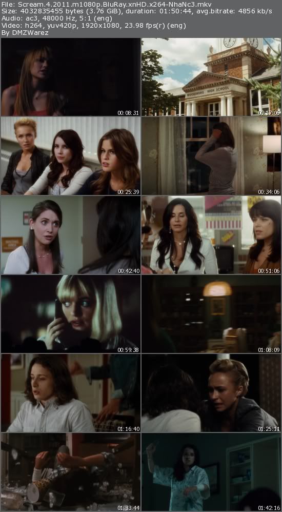 Scream 4 (2011) m1080p BluRay xnHD x264-NhaNc3 Scream 4 (2011) m1080p BluRay xnHD x264-NhaNc3