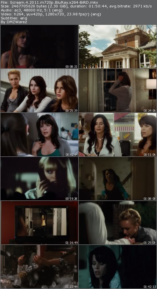 Scream 4 (2011) m720p BluRay x264-BiRD Scream 4 (2011) m720p BluRay x264-BiRD