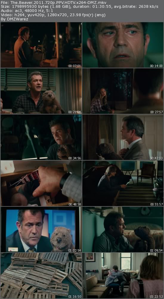 The Beaver (2011) 720p PPV HDTV x264-DMZ The Beaver (2011) 720p PPV HDTV x264-DMZ
