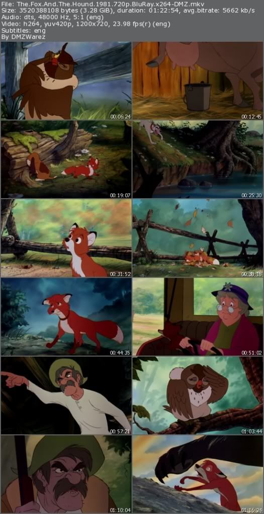 The Fox And The Hound (1981) 720p BluRay x264-DMZ The Fox And The Hound (1981) 720p BluRay x264-DMZ