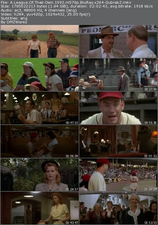 A League Of Their Own (1992) m576p BluRay x264-GubrakZ A League Of Their Own (1992) m576p BluRay x264-GubrakZ