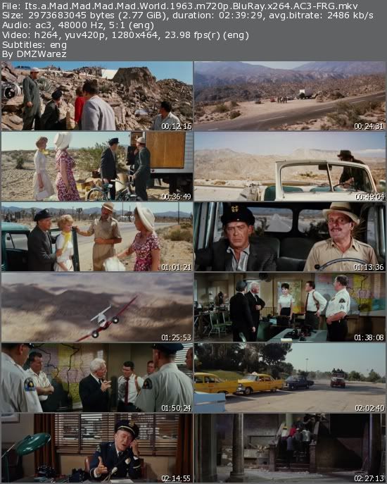 It's a Mad Mad Mad Mad World (1963) m720p BluRay AC3 x264-FRG It's a Mad Mad Mad Mad World (1963) m720p BluRay AC3 x264-FRG