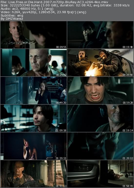 Live Free or Die Hard (2007) m720p BluRay AC3 x264-4ko Live Free or Die Hard (2007) m720p BluRay AC3 x264-4ko